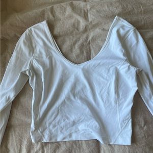 Lululemon Align Long Sleeve Crop Top